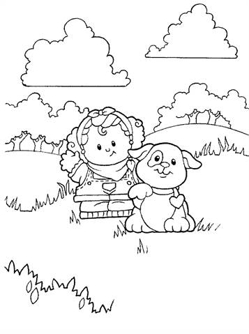 Kids-n-fun | 26 Kleurplaten van Little People